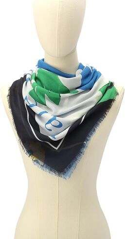 kate spade new york Women's Springtime Bloom Modal Square Scarf, Stylish & Lightweight Fashion Accessory in Kuwait