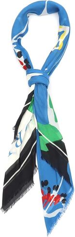 kate spade new york Women's Springtime Bloom Modal Square Scarf, Stylish & Lightweight Fashion Accessory in Kuwait