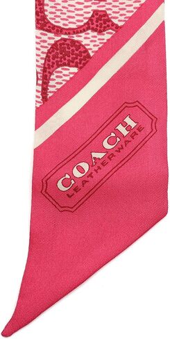 Coach TEXTURED SIGNATURE C PRINTED SILK SKINNY in Kuwait