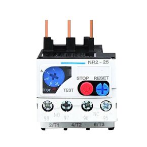 Thermal Overload Motor Relay 3 Phase AC 50Hz/60Hz FR NR2-25 IP20 Plug-in with Indicator Light for CJX2 Series Contactors(9-13 Amp) in Saudi Arabia