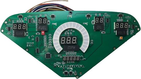 Intellitronix Led Digital Dash Replacement Panel Compatible with 1955-1959 Chevrolet Truck DP6000T (Teal) in Saudi Arabia