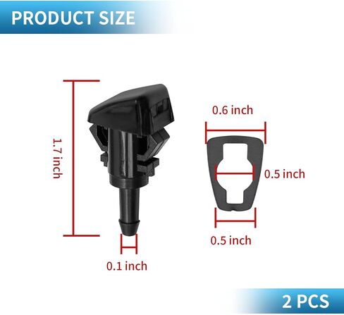 2PCS 86636FG051 86636FG050-2 الأمامي الزجاج الأمامي لفوهة الفواس in Saudi Arabia