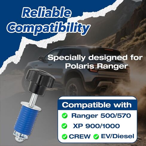 4 عبوات ATV مرساة متوافقة مع Polaris Ranger ， Lock & Ride Knob Tie أسفل مجموعة مرساة - حمولة توصيل ملائمة لـ Ranger 500/570 و XP 900/1000 و Crew و EV/Diesel - مثالي لربطة عنق القفل والركوب لأسفل لأسفل in Saudi Arabia