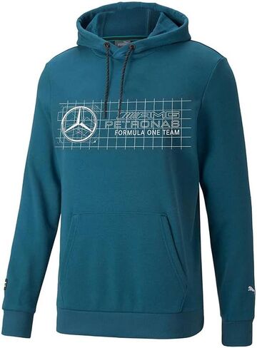 PUMA Mens Mapf1 Logo Hoodie Athletic Outerwear Casual Drawstring - Blue in Saudi Arabia