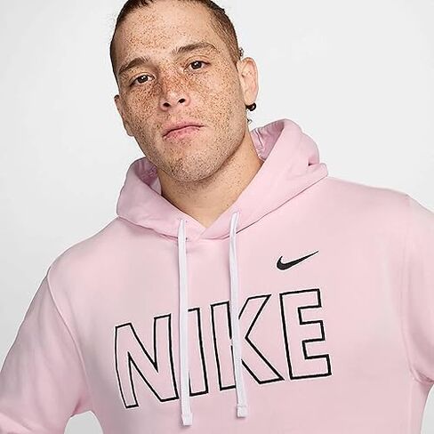 Nike Men's NSW Club Po BB Hoodie - Pink Foam (XX-Large) in Saudi Arabia