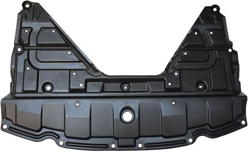 محرك OKJHFD Lower Under Under Cover Splash Shield Front for Nissan for Rogue S/SL/SV 2014-2019 & SL Hybrid/SV Hybrid 2017-2019 Black Plastic Mat 758924BA0A EAO-118470 in Saudi Arabia