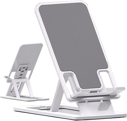 حامل الهاتف الخليوي ، حامل هاتف السفر القابل للطي وقابلية نقل الزاوية القابلة للتعديل ، متوافق مع جميع الهواتف المحمولة اللوحي ، قاعدة مستقرة وغير قابلة للانزلاق (أسود) in Kuwait