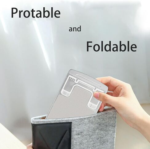 حامل الهاتف الخليوي ، حامل هاتف السفر القابل للطي وقابلية نقل الزاوية القابلة للتعديل ، متوافق مع جميع الهواتف المحمولة اللوحي ، قاعدة مستقرة وغير قابلة للانزلاق (أسود) in Kuwait