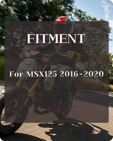 دراجة نارية كيكستاند وسادة لوحة جانبية ثابتة ل MSX125/A 2016-2025 شارع الدراجة ، الأحمر in Kuwait