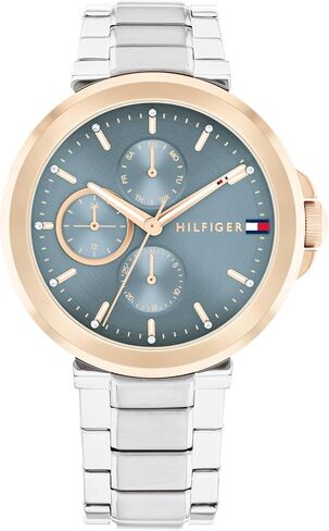 Tommy Hilfiger Women's Quartz Multifunction Watch - Stainless Steel Bracelet - 5ATM/50 Meters Water Resistance - Premium Fashion, Timeless Elegance - Gift for Her - 38mm in Saudi Arabia