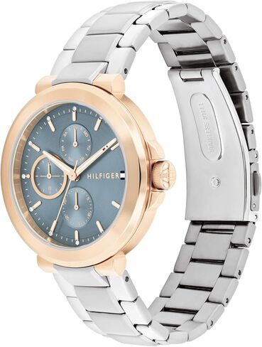 Tommy Hilfiger Women's Quartz Multifunction Watch - Stainless Steel Bracelet - 5ATM/50 Meters Water Resistance - Premium Fashion, Timeless Elegance - Gift for Her - 38mm in Saudi Arabia