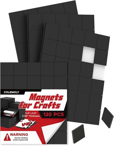 Magnet Dots Round Magnetic with Adhesive Backing, Peel and Stick Magnets Sheets for Home, School, Office, Crafts, DIY, Art Projects, 150 PCS (0.8’’ x 0.8’’ x 0.08’’) in Saudi Arabia
