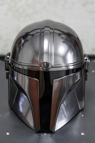 خوذة Mandalorian Steel SCA Helm Medieval Helm for Halloween Assume مسرح الأدوار درع الخوذة Great Great by Global Craft. in Kuwait