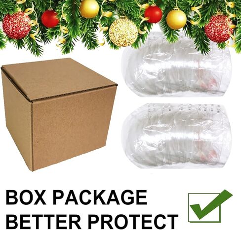 (80mmx10Pk) Clear Plastic Fillable Ornaments,Transparent DIY Craft Ball,Clear DIY Christmas Ornament Large Sizes for Wedding,Party,Home Decor in Kuwait