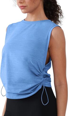 Women's Workout Tank Tops 2025 Summer Yoga Shirts Athletic Top Gym/Running Cropped Tank Tops in Kuwait
