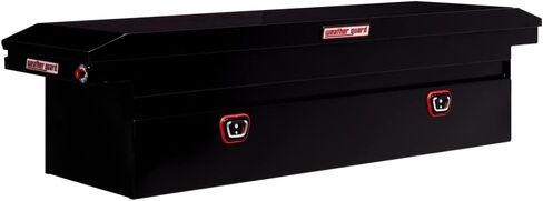 Weather Guard Saddle Truck Tool Box Steel Full Low Profile Gloss Black in Saudi Arabia