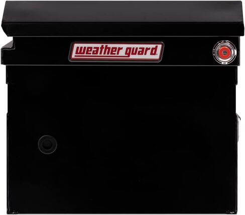 Weather Guard Saddle Truck Tool Box Steel Full Low Profile Gloss Black in Saudi Arabia