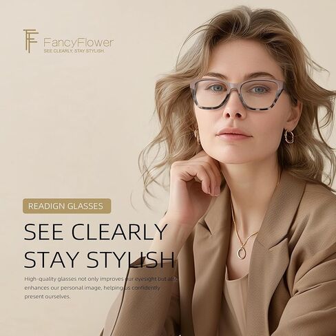 Cateye Reading Glasses for Women - Mocha Muse 1.5x Readers in Kuwait