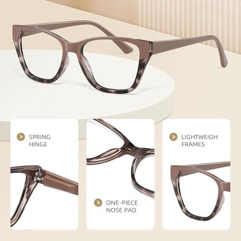 Cateye Reading Glasses for Women - Mocha Muse 1.5x Readers in Kuwait