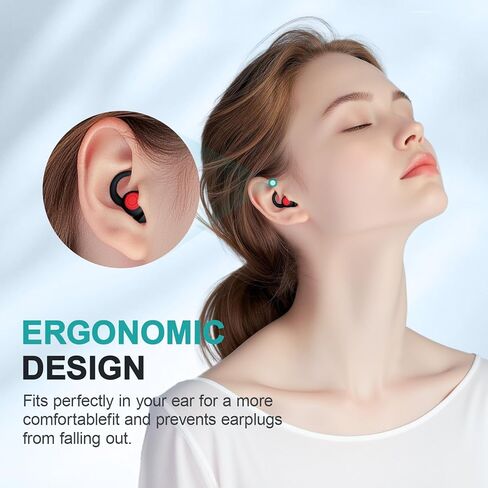 سدادات أذن للنوم، سدادات أذن من السيليكون لتقليل الضوضاء والنوم والعمل والدراسة والتركيز (أخضر) in Kuwait