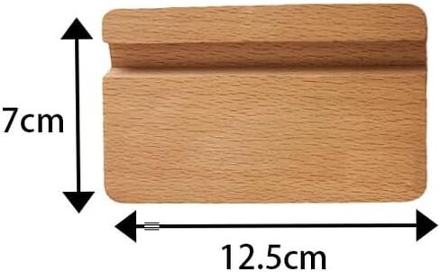 Beech Wood Phone Stand, Double Slot, 2 x 8 x 8 cm in Kuwait