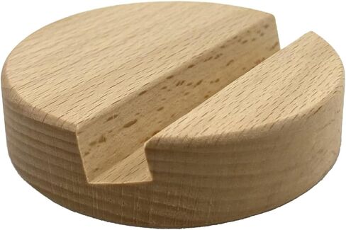 Beech Wood Phone Stand, Double Slot, 2 x 8 x 8 cm in Kuwait