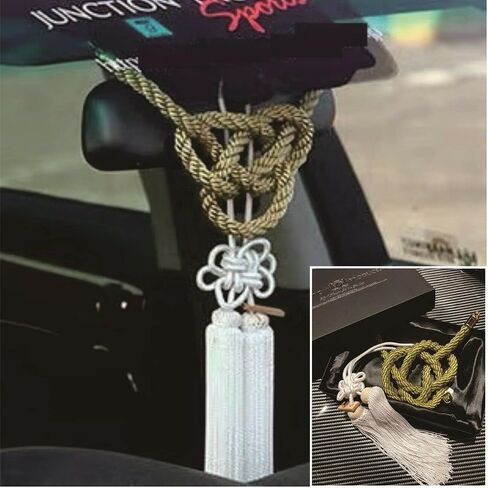 جديد VIP Charm Junction Produce JDM Fusa White Kiku JP Knot Gold Kin Tsuna Rope in Saudi Arabia