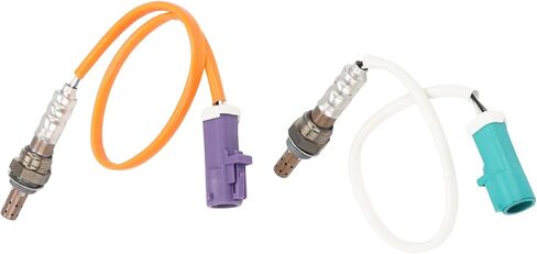 JDMON 2PCS Oxygen O2 Sensor Upstream Downstream Replacement for 2011-2019 Ford Fiesta 1.6L L4 Compatible with 234-4493, 2344493, 234-4555, 2344555 in Saudi Arabia