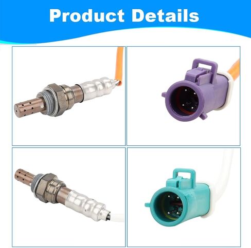 JDMON 2PCS Oxygen O2 Sensor Upstream Downstream Replacement for 2011-2019 Ford Fiesta 1.6L L4 Compatible with 234-4493, 2344493, 234-4555, 2344555 in Saudi Arabia