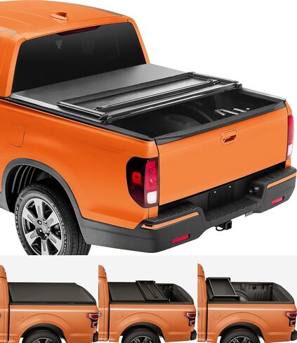 TIPTOP Soft Tri-Fold Tonneau Cover Truck Bed for 2017-2025 Honda Ridgeline with 5'4" Bed (64") | TPX3 | in Kuwait