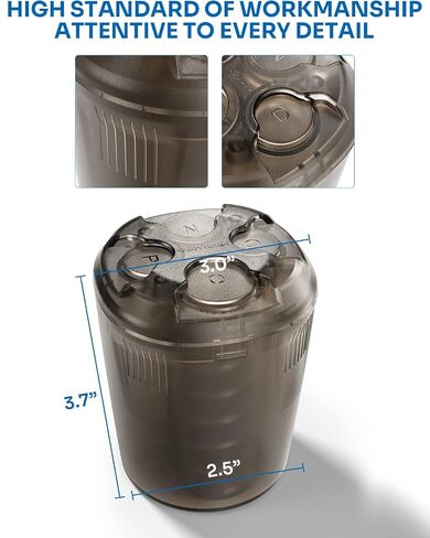 حامل عملة COIN Universal Universal Universal COUN FOR CUP ، حامل التغيير متوافق مع معظم ملحقات الشاحنات ، فرز بيني ، الربع ، الدايم ، النيكل (أسود) in Saudi Arabia