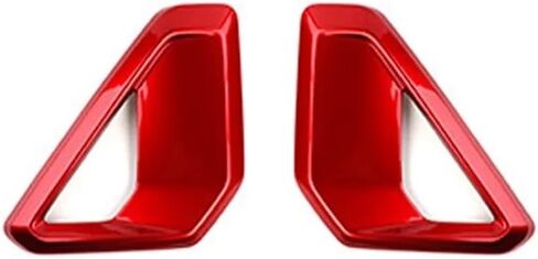 2pcs السيارة الأحمر الأمامي الوفير الوفير الأوسط تزين إطار تغطية جانبية مصباح جانبي ل Hyundai Kona 2024 LHD RHD in Saudi Arabia