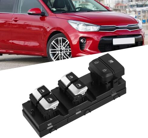 1PC 93571H0100CA / 93571H0100 سيارة الأمامية الأمامية للعبور الزجاجية التحكم في المصعد الزر الرئيسي لـ RIO 2017 (لريو 4) الملحقات in Saudi Arabia