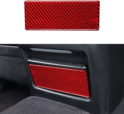 Car Rear Seat Ashtray Panel Cover Sticker ABS Carbon Fiber for Infiniti Q50 2013 2014 2015 2016 2017 2018 Interior Accessories in Saudi Arabia