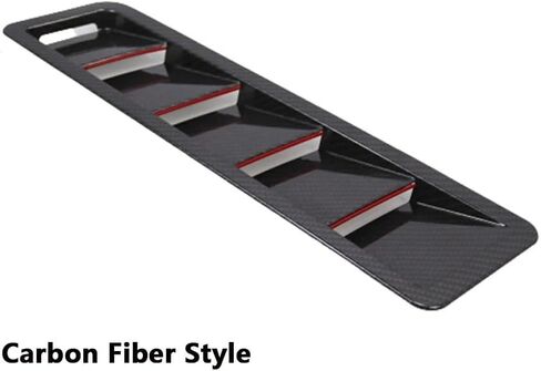 Universal Carbon Carbon Carn Flow Flow Hood Scoop Bonnet Cover Cover Cover Sticker Carning (نمط ألياف الكربون) in Saudi Arabia