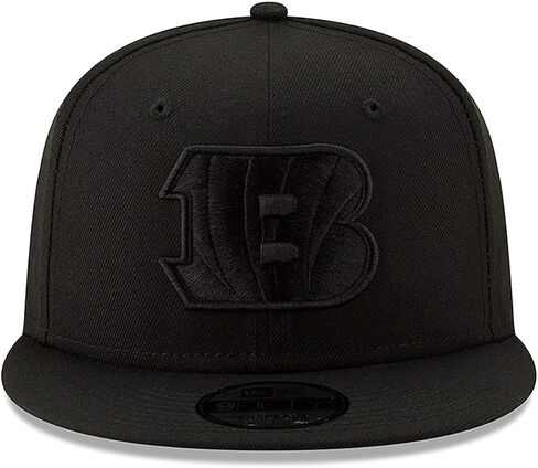 قبعة New Era NFL 9FIFTY باللون الأسود على الأسود قابلة للتعديل مقاس واحد يناسب الجميع (الولايات المتحدة، ألفا، مقاس واحد، لوس أنجلوس رامز) in Saudi Arabia