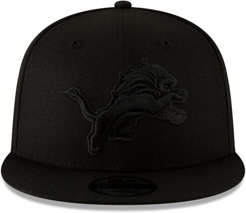 قبعة New Era NFL 9FIFTY باللون الأسود على الأسود قابلة للتعديل مقاس واحد يناسب الجميع (الولايات المتحدة، ألفا، مقاس واحد، لوس أنجلوس رامز) in Kuwait