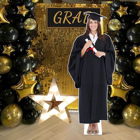 Custom Life Size Cardboard Cutout, Personalized LifeSize Stand up Cutouts, Upload Your Photo, Up to 8 ft, 8 Sizes Optional for Birthday, Party and Events,1 PC in Kuwait