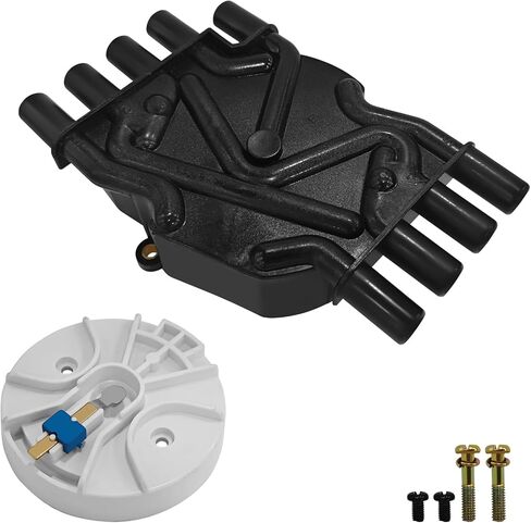 CAP Dustributor CAP ومجموعة الدوار لـ CHEVROLET GMC CADILLAC VORTEC V8 5.0L 5.7L 7.4L CAP موزع السيارات مع المحطات النحاسية تحل محل DR474 DR331 1104079 ، 93441558 ، 1104051 ، 1104058 in Kuwait