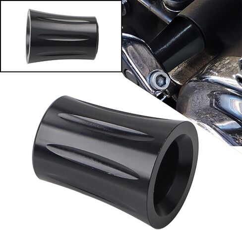 Aluminum Heel Shifter Eliminator Shaft Spacer for Harley Touring Electra Road Street Glide Road King Tour Glide Black in Saudi Arabia