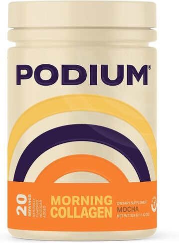 Podium Nutrition, Morning Collagen, Sweet Cream, 20 Servings, Collagen Protein, Gluten Free, Soy Free in Kuwait