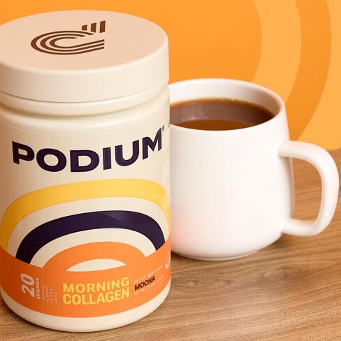 Podium Nutrition, Morning Collagen, Sweet Cream, 20 Servings, Collagen Protein, Gluten Free, Soy Free in Kuwait