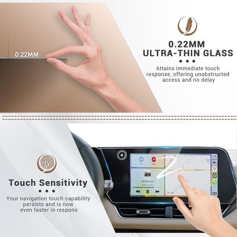 YEE PIN 2025 Chevy Equinox Screen Protector for Chevy Equinox 2025 Accessories, 11-inch Driver Information Center Screen Cover for Chevrolet Equinox 2025 LT/RS/Activ Screen Protector Tempered Glass in Saudi Arabia