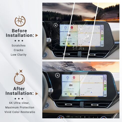 YEE PIN 2025 Chevy Equinox Screen Protector for Chevy Equinox 2025 Accessories, 11-inch Driver Information Center Screen Cover for Chevrolet Equinox 2025 LT/RS/Activ Screen Protector Tempered Glass in Saudi Arabia