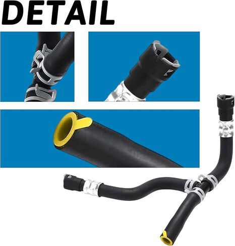 مجموعة خرطوم سخان HVAC متوافقة مع Buick Enclave GMC Acadia وChevrolet Traverse 2007-2017 رقم الجزء البديل لخرطوم سخان المحرك المتوافق 20765678 25862087 25862088 626-562 in Kuwait