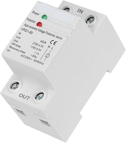 1P N overvoltage and undervoltage self-Recovery Protection Device Relay AC220V40A60A(40A) in Saudi Arabia