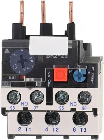 Thermal Overload Motor Relay 3 Phase AC 50Hz/60Hz FR NR2-25 IP20 Plug-in with Indicator Light for CJX2 Series Contactors(9-13 Amp) in Saudi Arabia