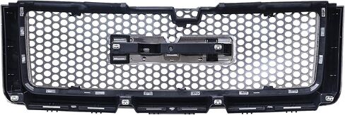 شواية Kuafu الأمامية العلوية والسفلية متوافقة مع 2007-2013 GMC Sierra 1500 Denali Pumper Grille Chrome Slvery in Saudi Arabia