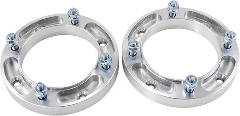 2pcs 1'' 4/156 4x156 ATV Wheel Spacers compatible with Polaris Sportsman XP Ranger RZR 570 600 700 Kawasaki KSF 250 (Silver) in Saudi Arabia