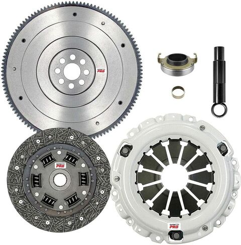 ClutchMaxPRO Performance Stage 1 Clutch Kit with Flywheel Compatible with 2002-2007 Honda CR-V 2003-2011 Element DX EX LX SC SE 2.4L (CP08147HDFW-ST1) in Saudi Arabia